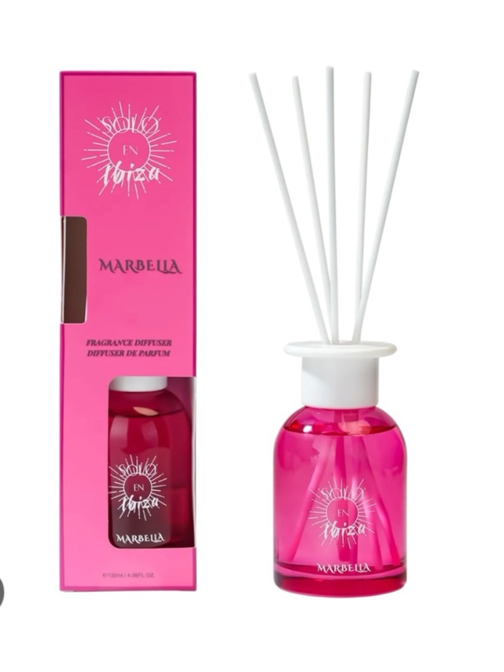 New in Box Solo en Ibiza Marbella Reed Diffuser Home Fragrance Summer Vacation